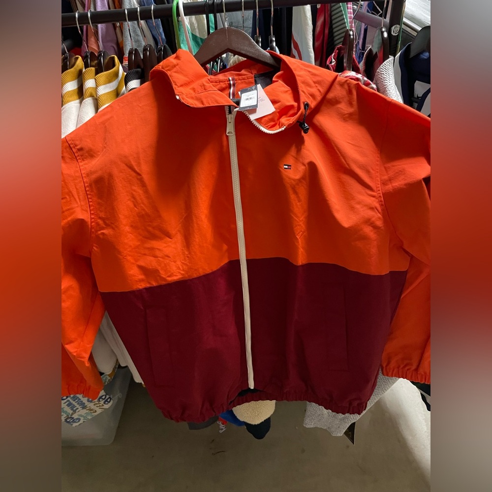 NWT Tommy Hilfiger Men's Regatta Bomber Jacket Windbreaker Medium